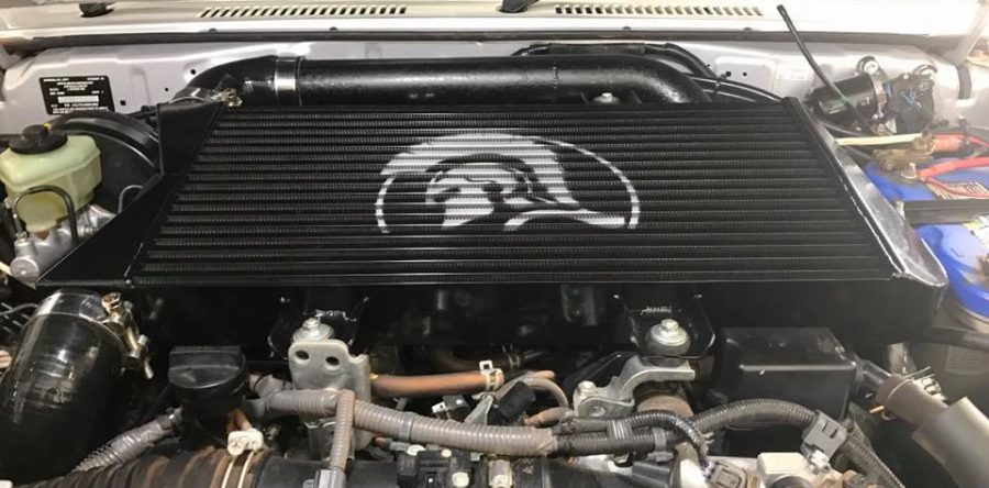 Installation of the Legendex Big Boy Intercooler on a VDJ79 Series 4.5L LandCruiser